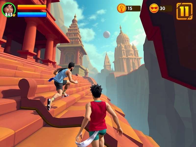 Ganges Temple Run Gameplay Screenshot